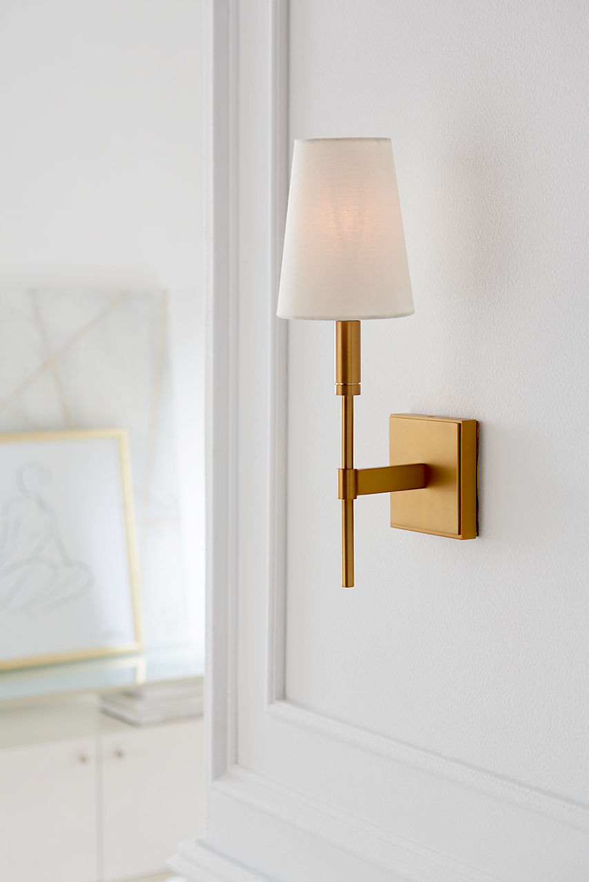 Beckham Classic Sconce | Burnished Brass