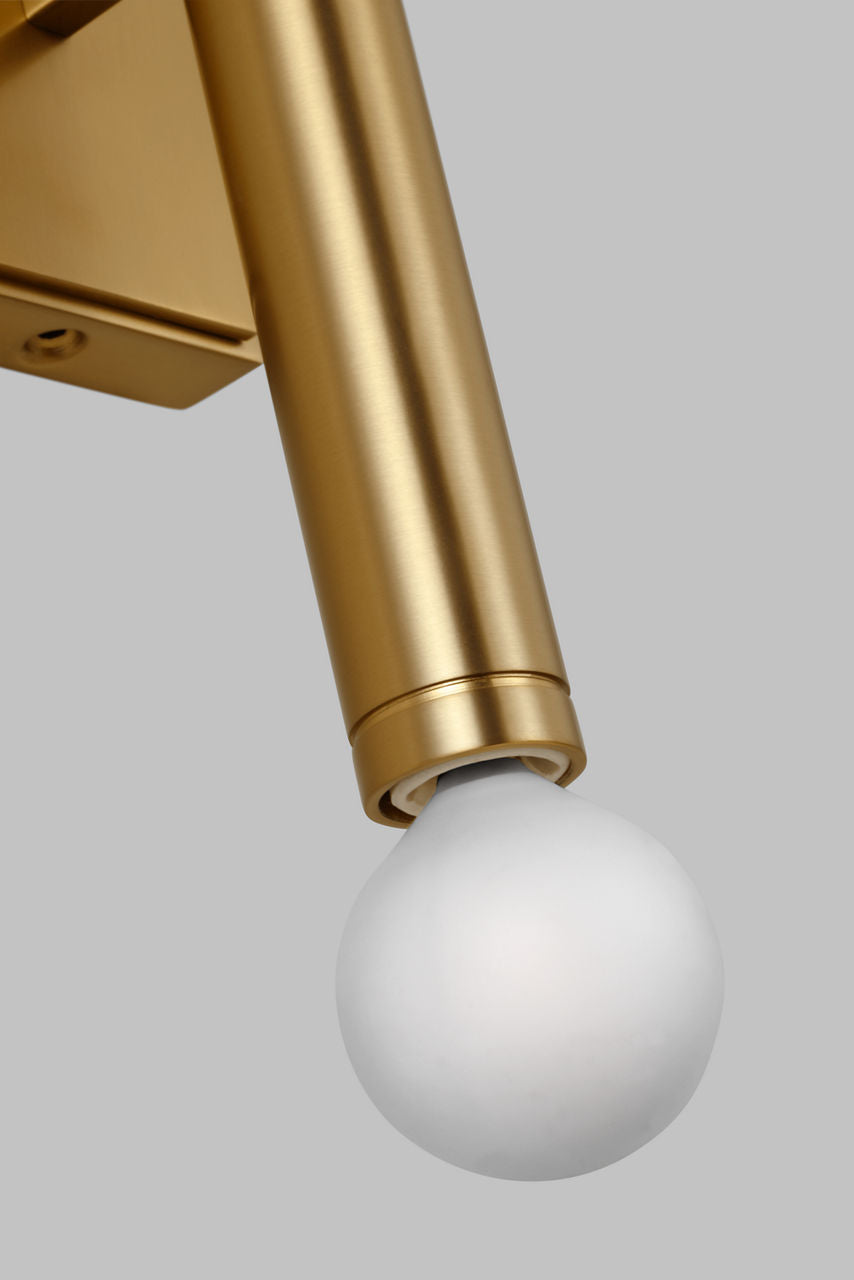 Beckham Modern Medium Single Sconce Burnished Brass