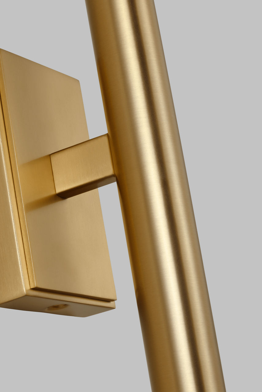 Beckham Modern Medium Single Sconce Burnished Brass