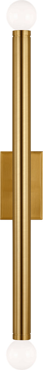 Beckham Modern Large Single Sconce Burnished Brass
