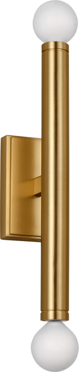 Beckham Modern Medium Single Sconce Burnished Brass