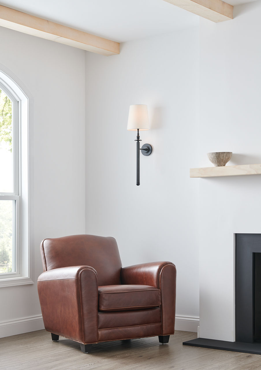 Capri Tail Sconce | Aged Iron