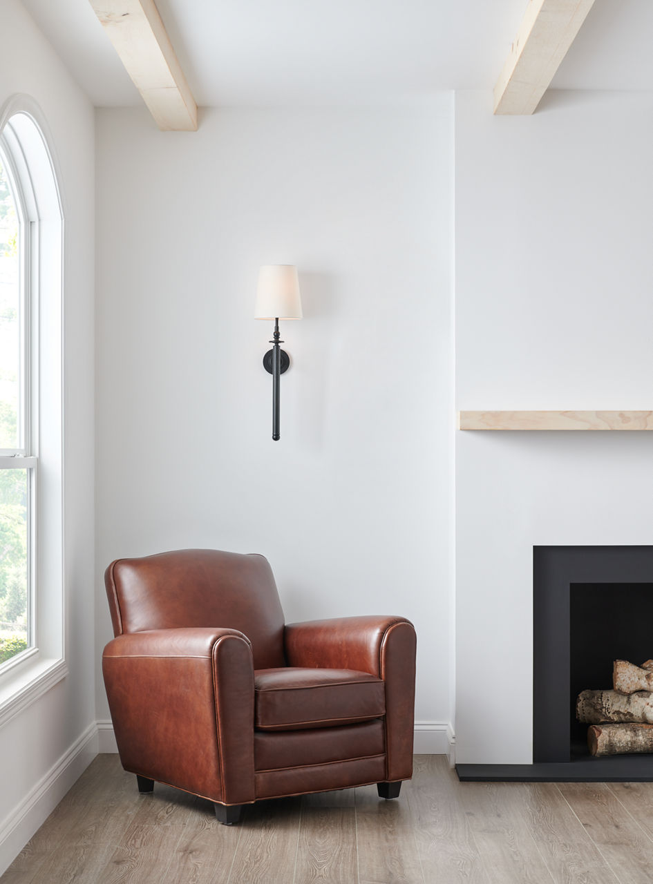 Capri Tail Sconce | Aged Iron