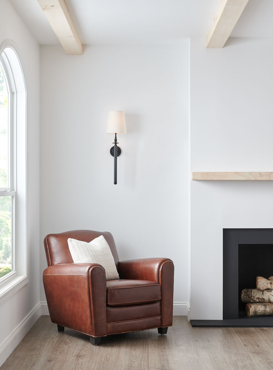 Capri Tail Sconce | Aged Iron