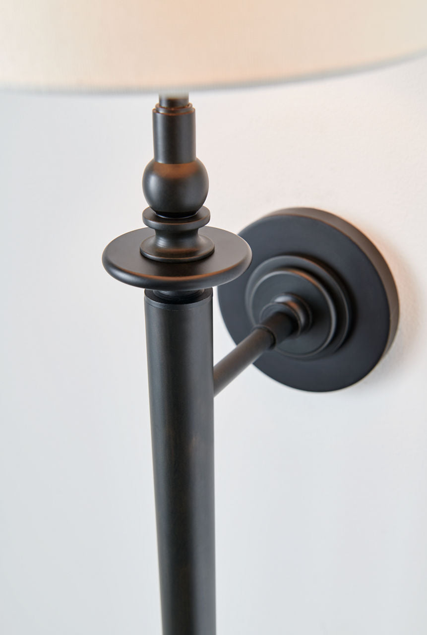 Capri Tail Sconce | Aged Iron