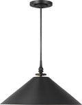 Capri Wide Pendant | Aged Iron