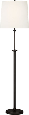 Capri Floor Lamp | Aged Iron Bulbs Included