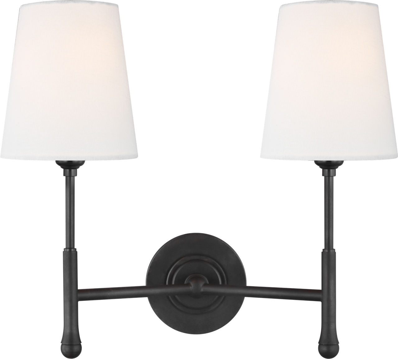 Capri Double Sconce | Aged Iron