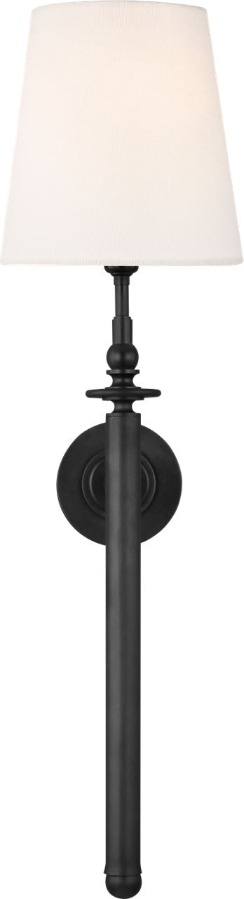 Capri Tail Sconce | Aged Iron