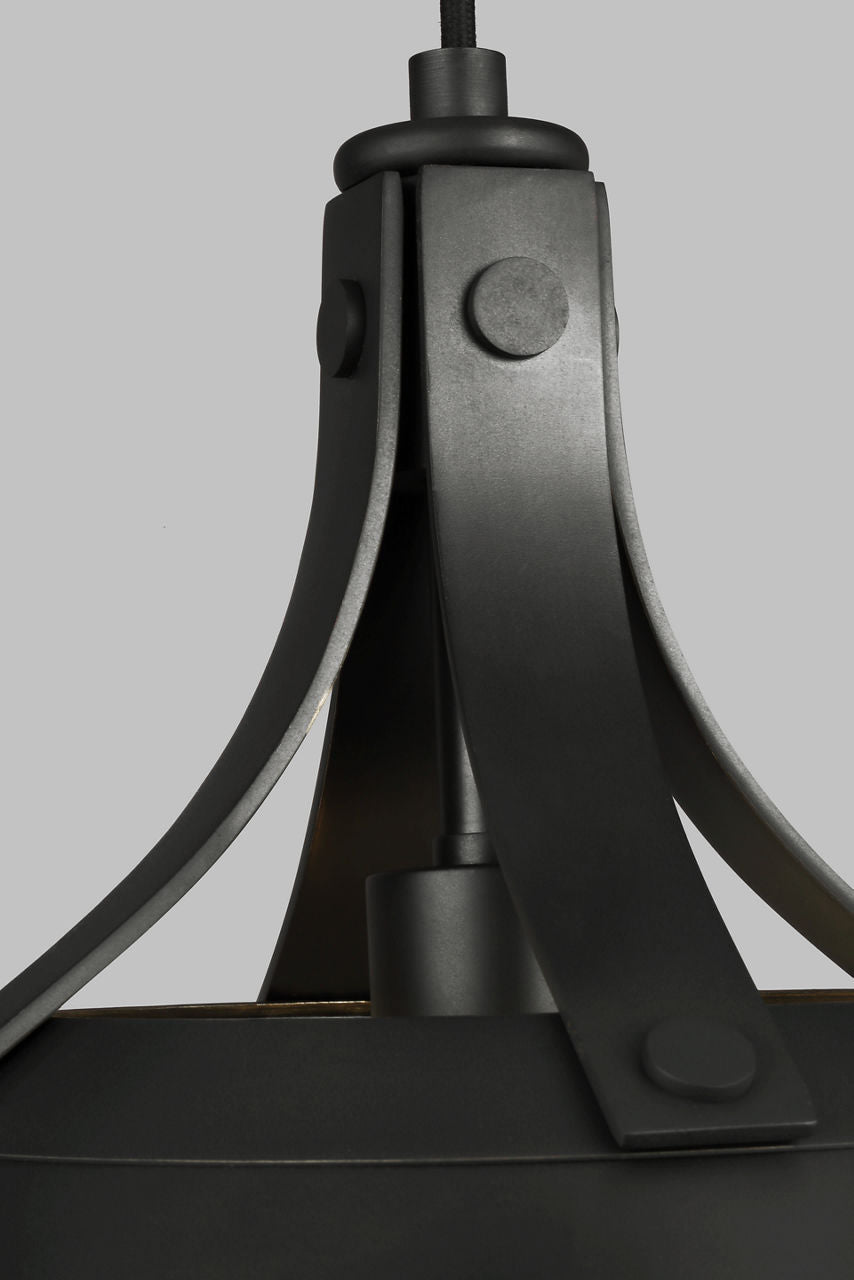 Logan Small Pendant | Aged Iron