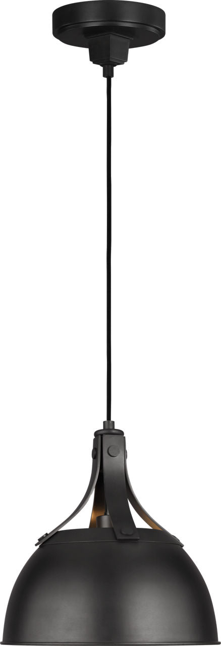 Logan Small Pendant | Aged Iron