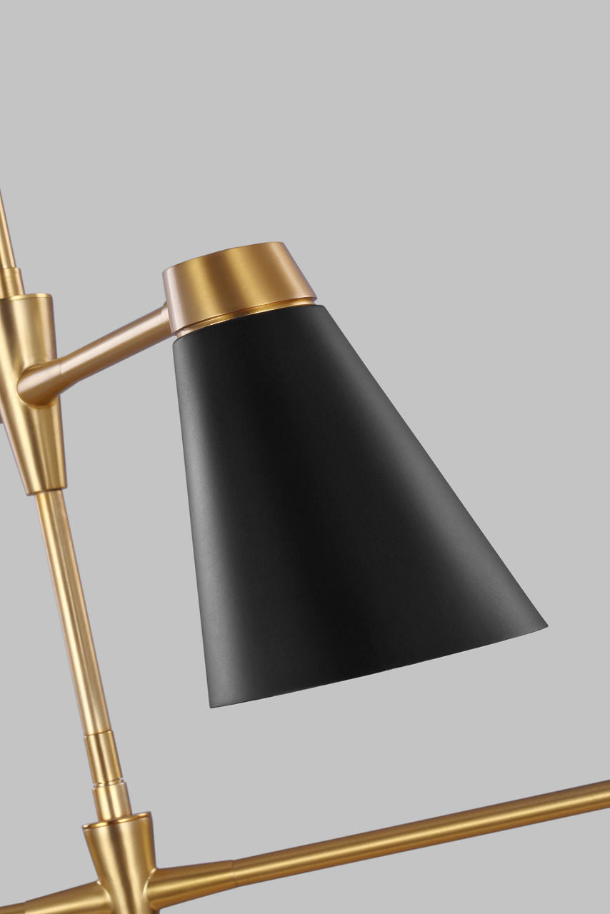 Signoret Medium Chandelier Burnished Brass