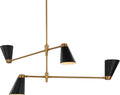 Signoret Medium Chandelier Burnished Brass