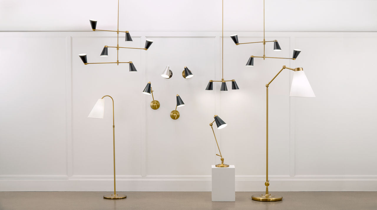 Signoret Medium Chandelier Burnished Brass