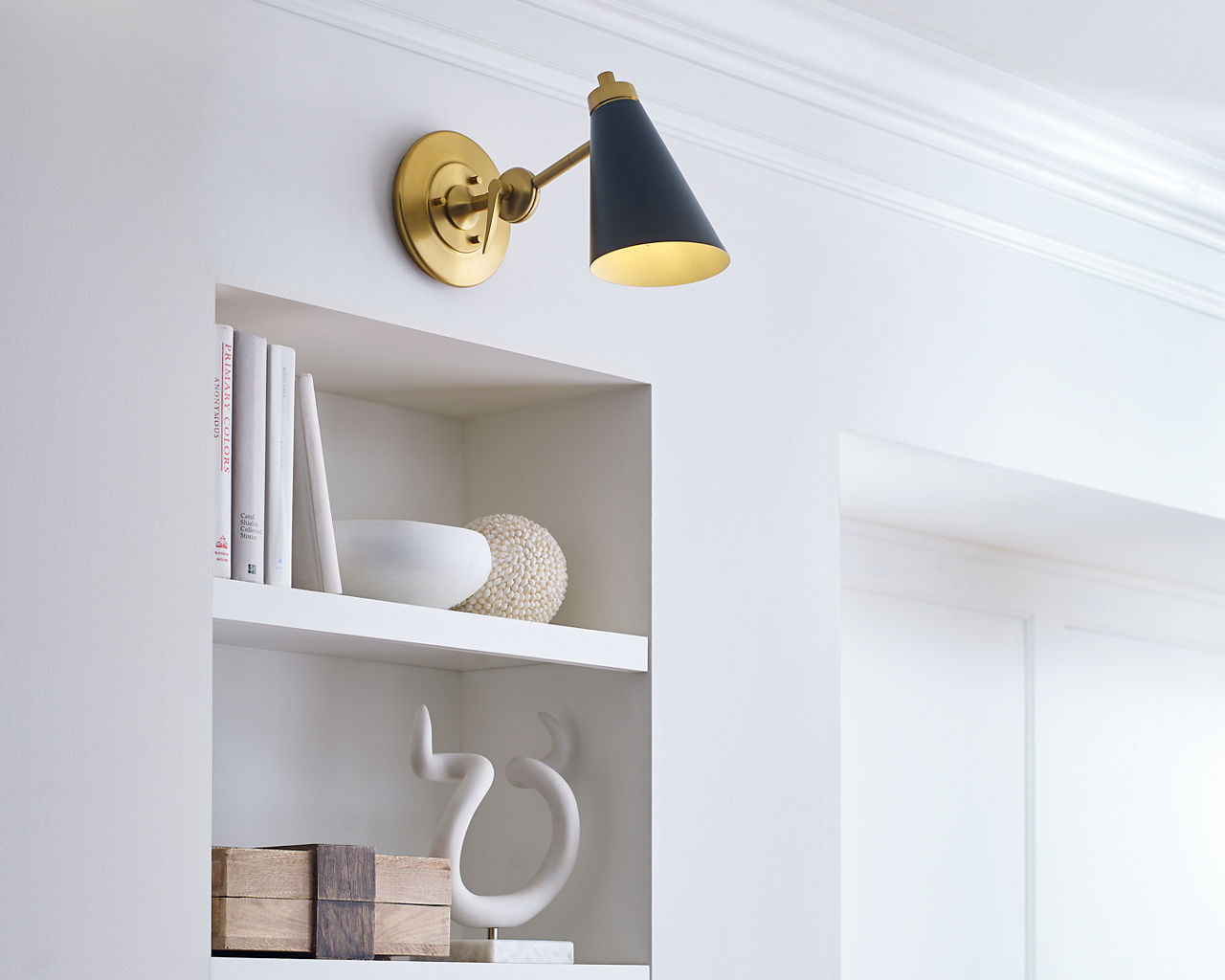 Signoret Task Sconce Burnished Brass