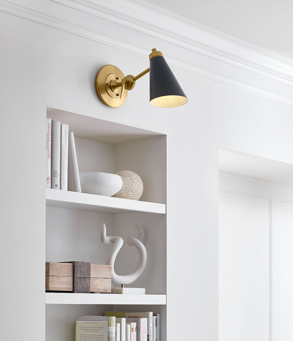 Signoret Task Sconce Burnished Brass