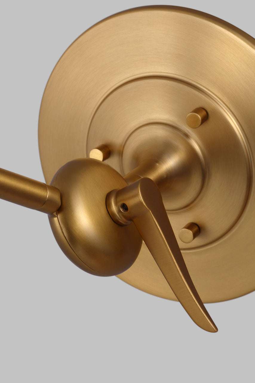Signoret Task Sconce Burnished Brass
