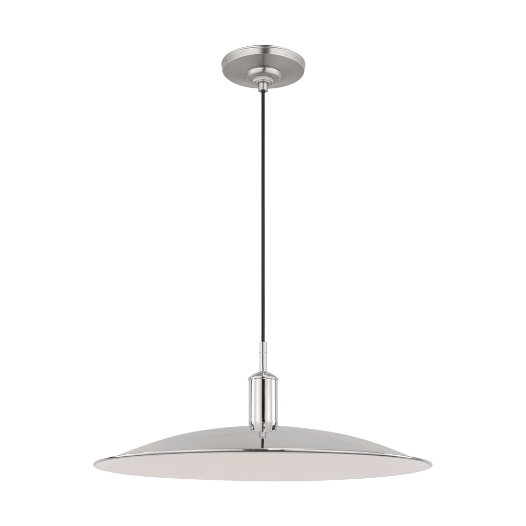 Dash Medium Pendant Polished Nickel Bulbs Inc