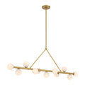 Terrell 46.5'' LED Luxe Gold Linear Chandelier