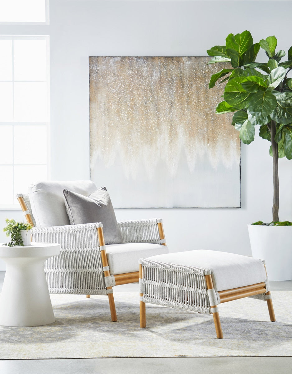 Tack Accent Table | Ivory