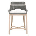 Tapestry Outdoor Counter Stool | Gray Teak