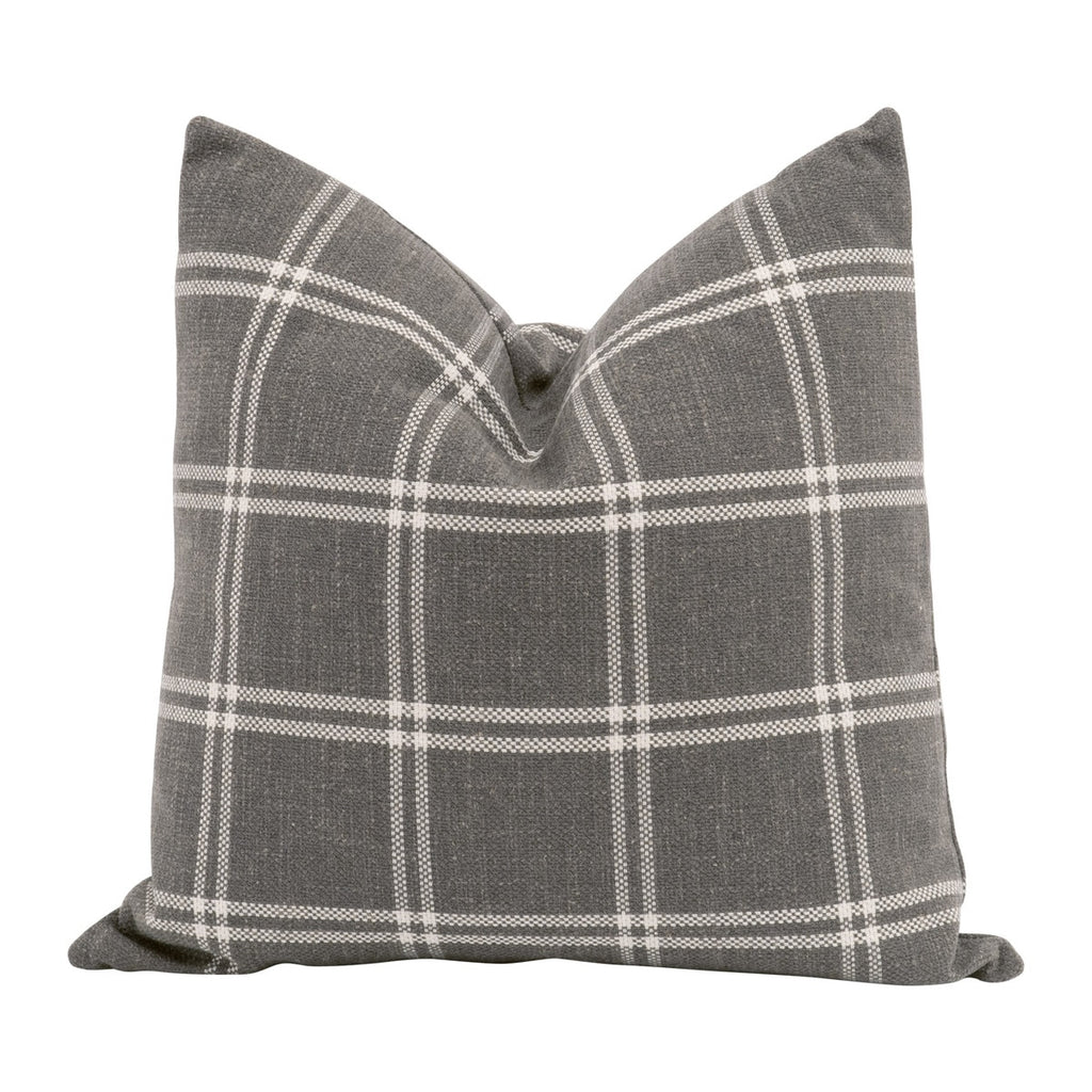 The Basic 22" Essential Pillow, Set of 2 | Performance Walden Smoke
