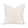 The Basic 22" Essential Pillow, Set of 2 | Performance Textured Cream Linen