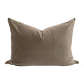 The Basic 34" Essential Dutch Pillow, Set of 2 | Caramel Velvet