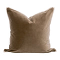 The Not So Basic 22" Essential Pillow, Set of 2 | Caramel Velvet