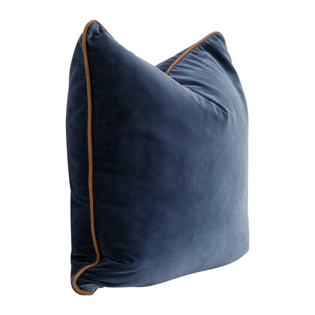 The Not So Basic 22" Essential Pillow, Set of 2 | Denim Velvet