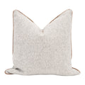 The Not So Basic 22" Essential Pillow, Set of 2 | Whiskey Brown Top Grain Leather
