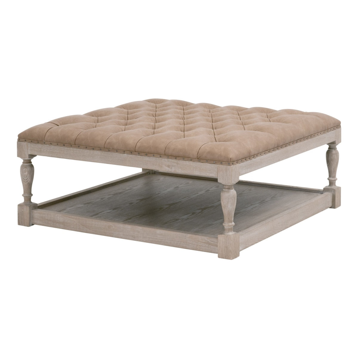 Townsend Tufted Upholstered Coffee Table | Ivanhoe Toast