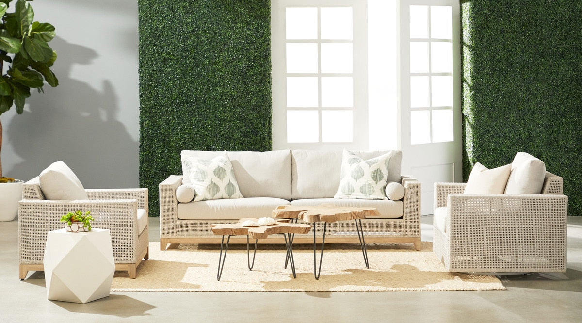 Tropez Outdoor Sofa Chair | Gray Teak