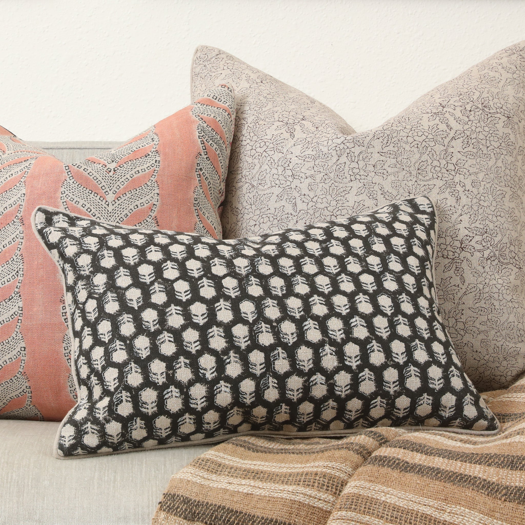 Tulsi Noir Pillow