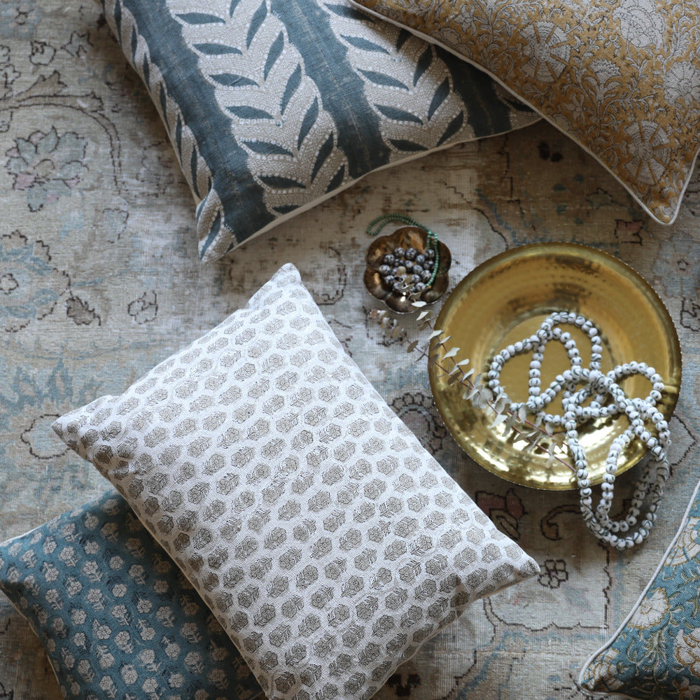 Tulsi White Pillow