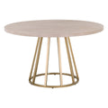 Turino 54" Round Dining Table | Natural Gray Acacia