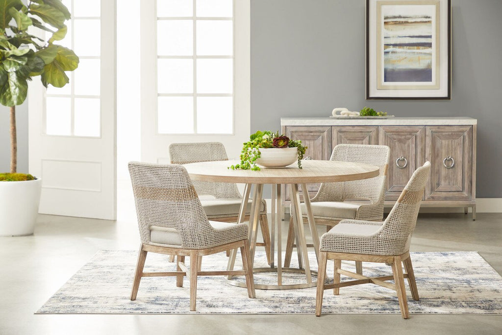 Turino 54" Round Dining Table Wood Top