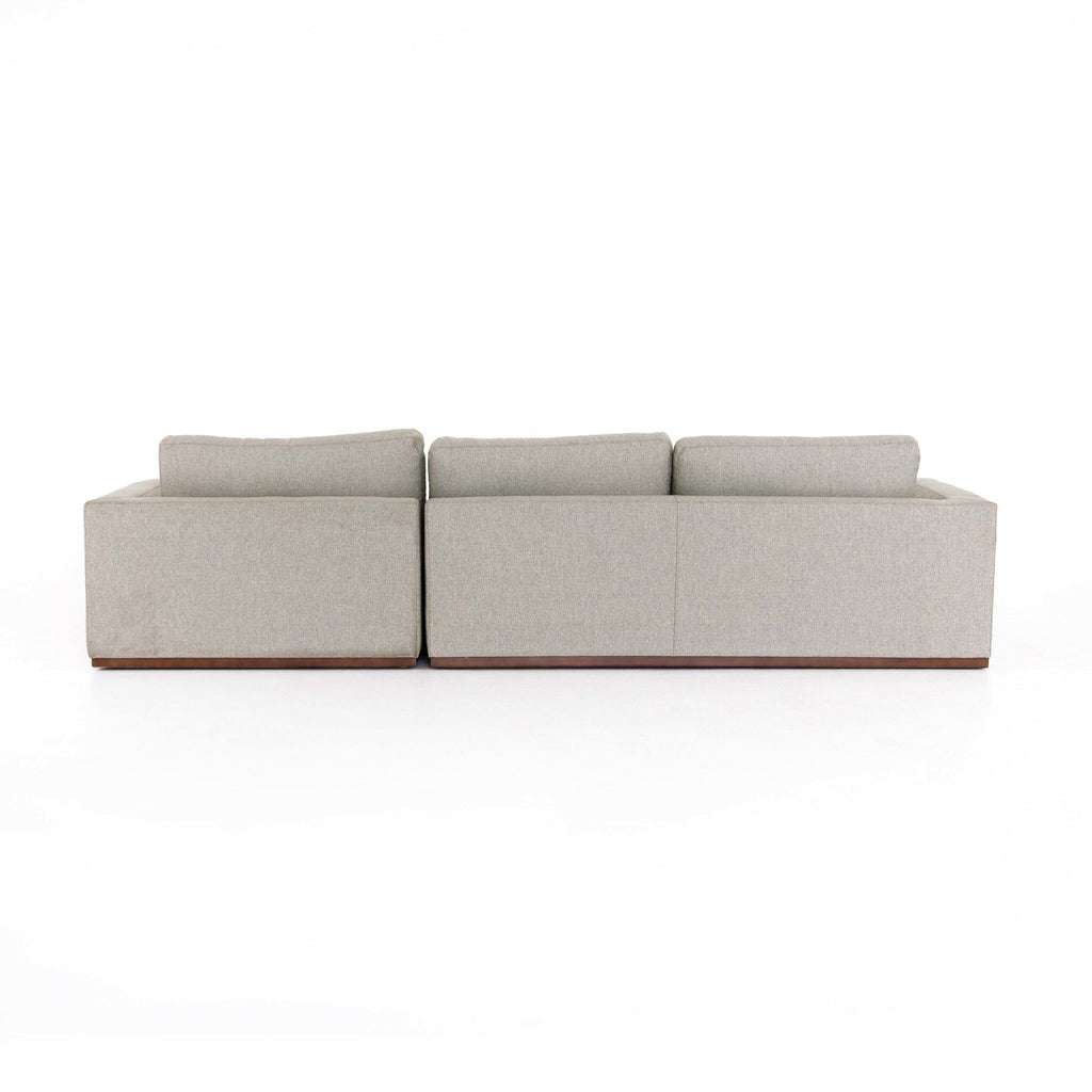 Colt 2-Piece Sectional - Aldred Silver | RAF
