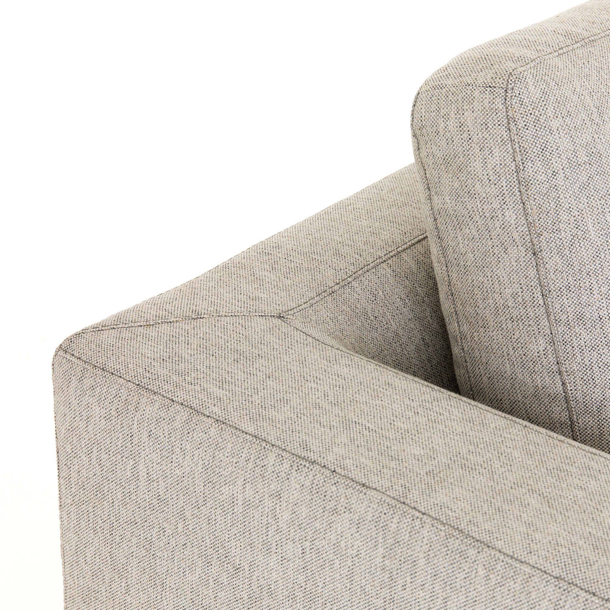 Colt 2-Piece Sectional - Aldred Silver | RAF