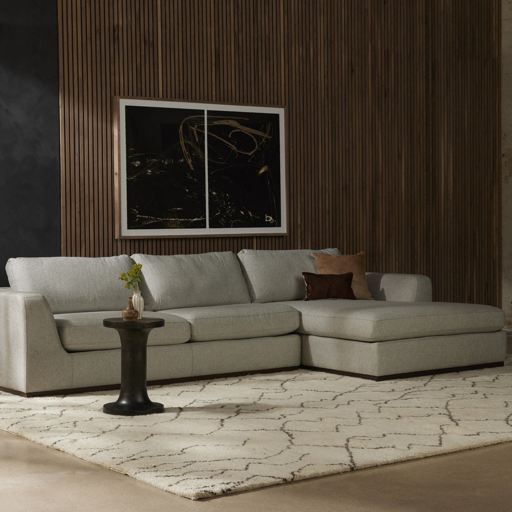 Colt 2-Piece Sectional - Aldred Silver | RAF