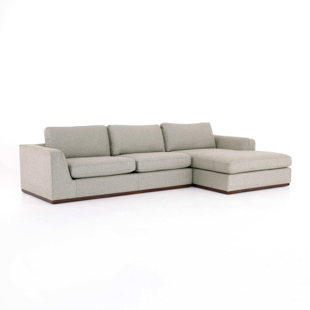 Colt 2-Piece Sectional - Aldred Silver | RAF