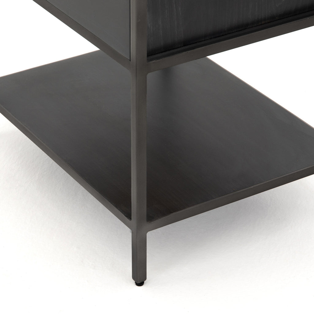 Trey Bookshelf | Black Wash Poplar