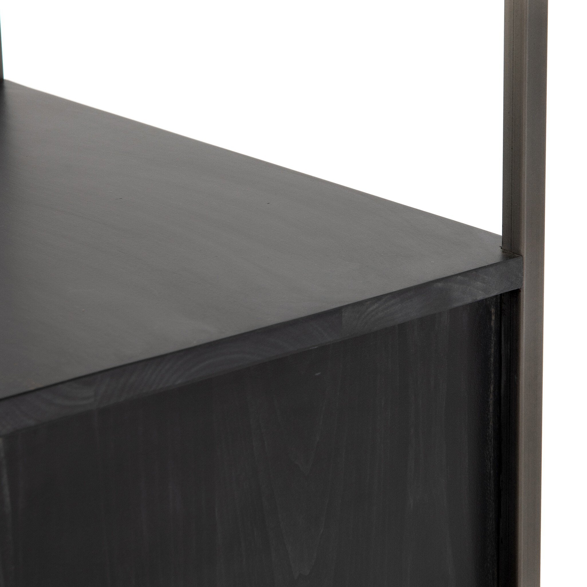 Trey Bookshelf | Black Wash Poplar