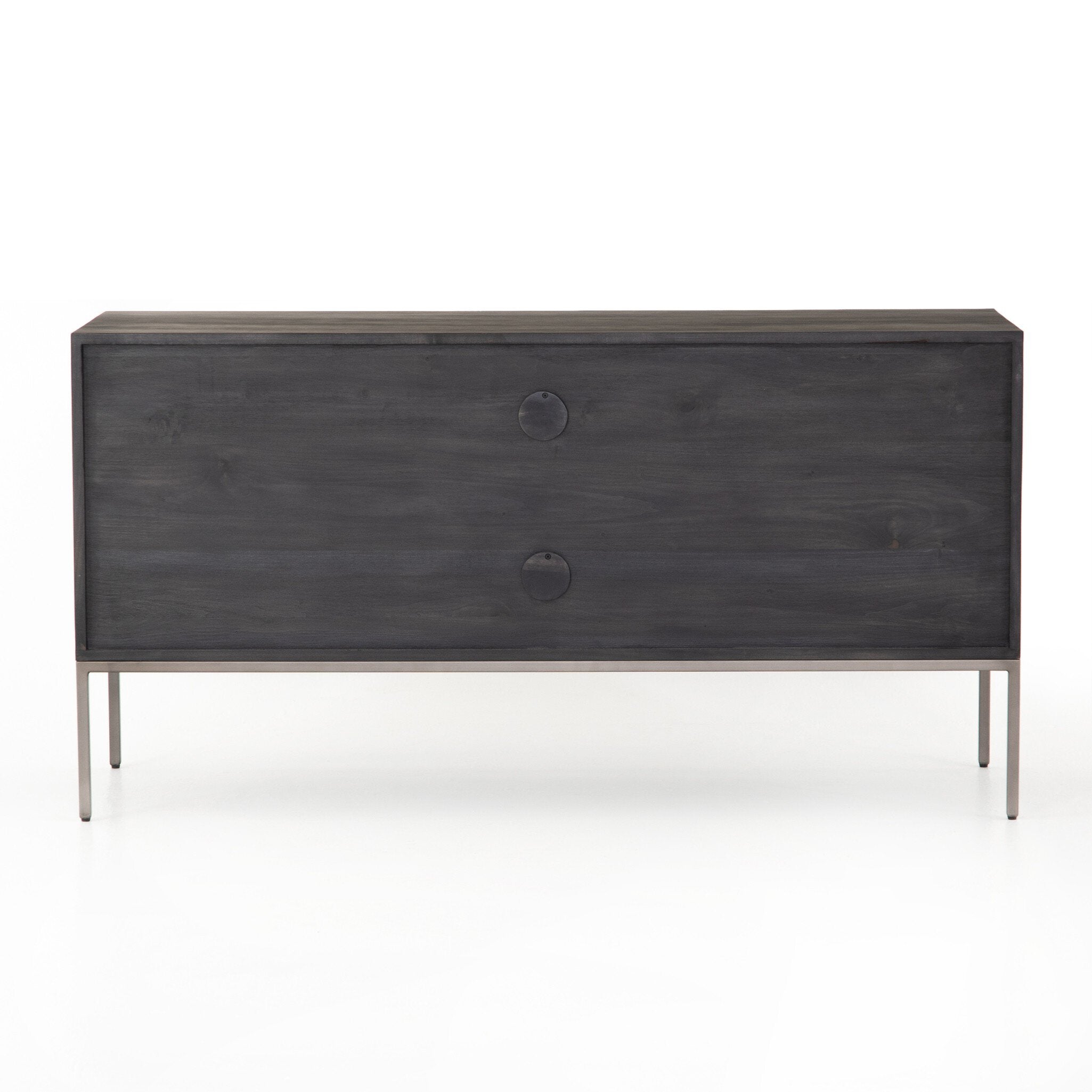 Trey Modular Filing Credenza - Black Wash Poplar