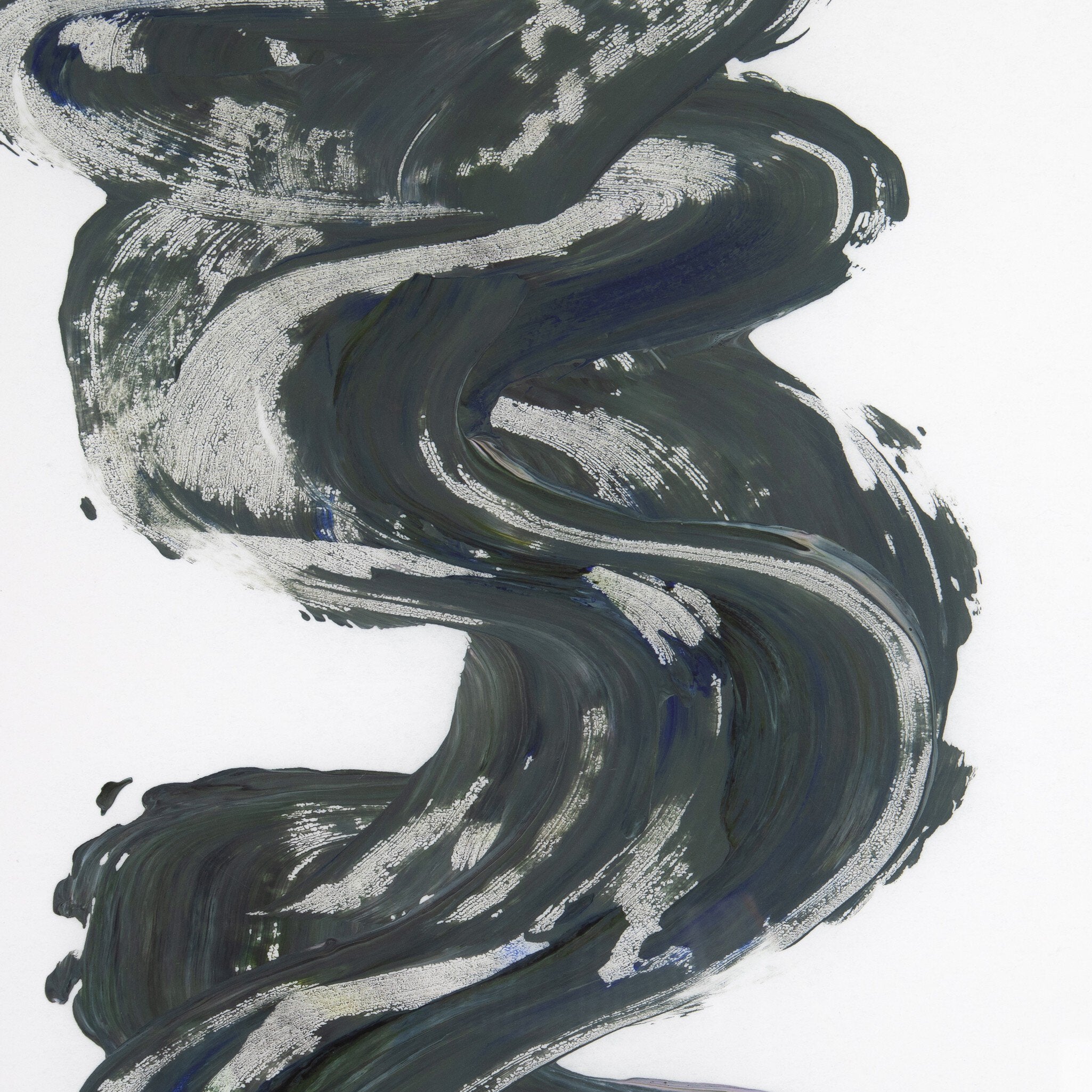 Marbled Stroke by Gold Rush Art Co. - Walnut 2.5
