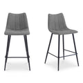 Alibi Bar Stool Dark Grey-Set of Two