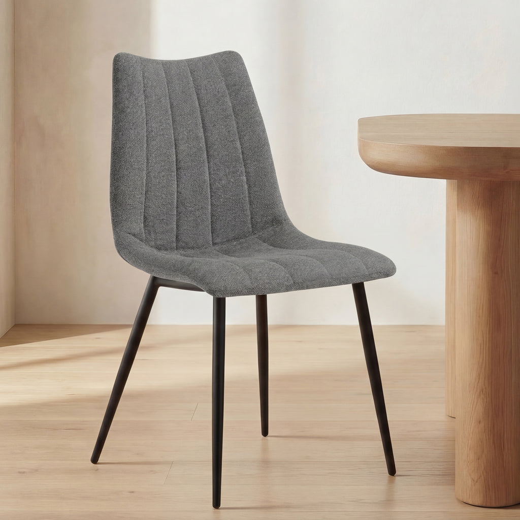 Alibi Dining Chair Dark Grey-Set of Two