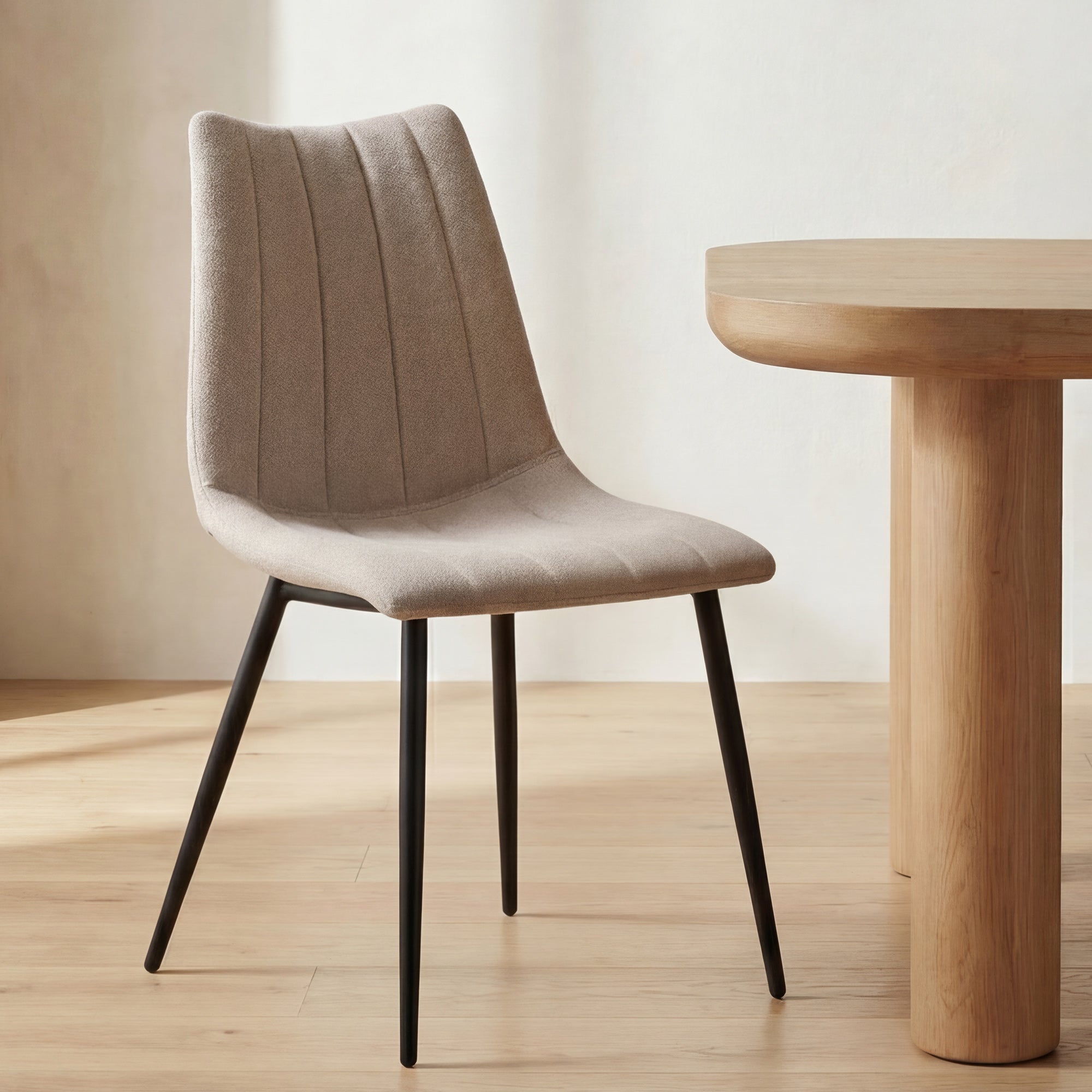 Alibi Dining Chair Beige-Set of Two