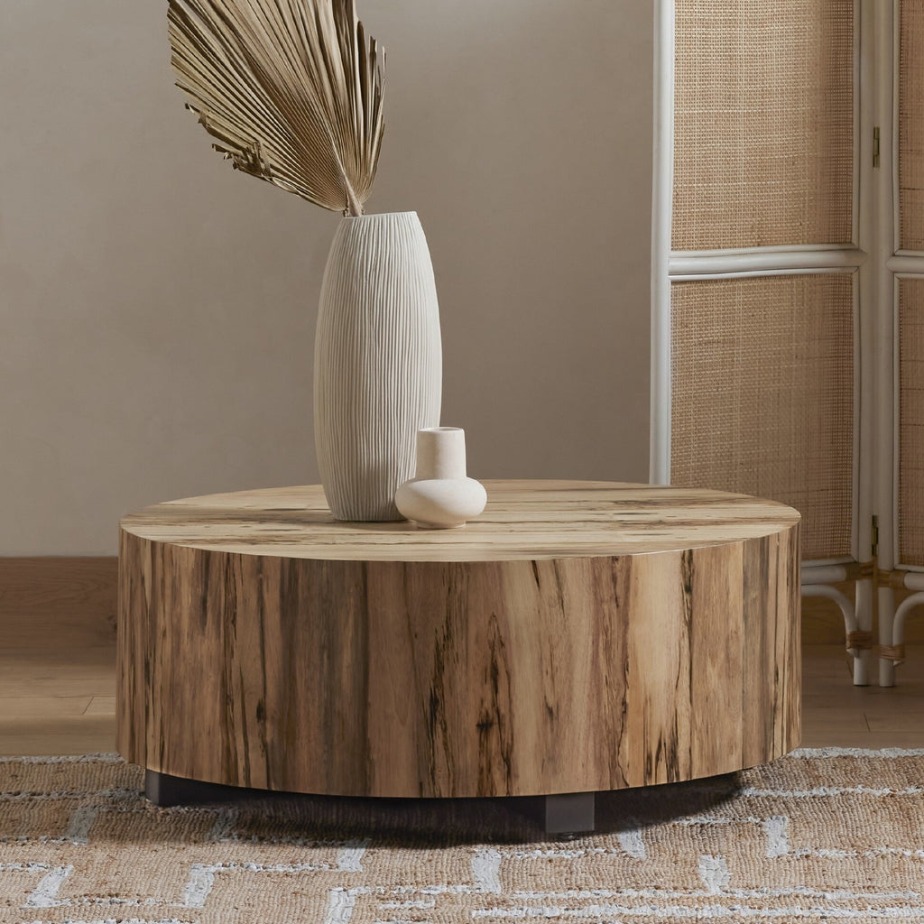 Hudson Round Coffee Table - Spalted Primavera