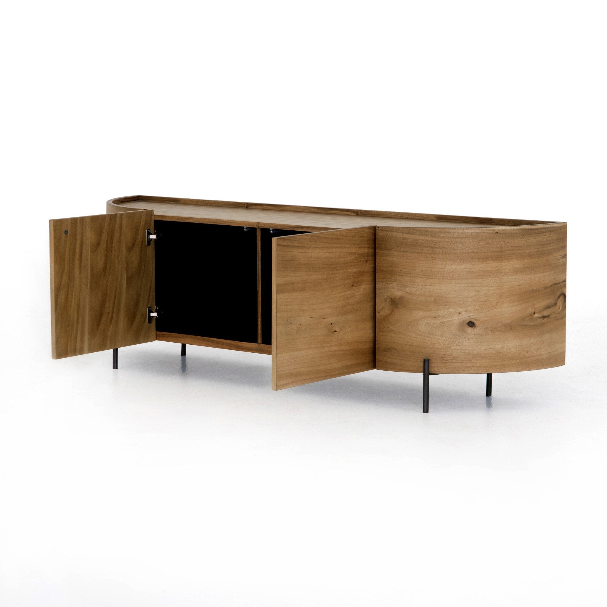 Lunas Media Console - Gold Guanacaste
